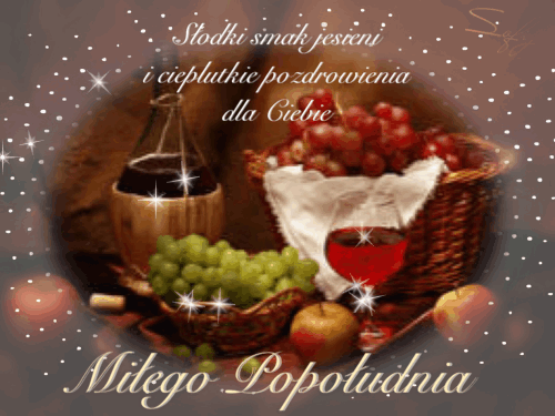 Słodki smak jesieni i cieplutkie pozdrowienia dla Ciebie